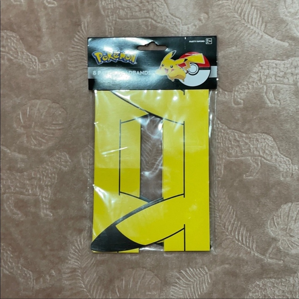 Pokémon 8ct Adjustable Paper Headbands “Pikachu” Party Favors